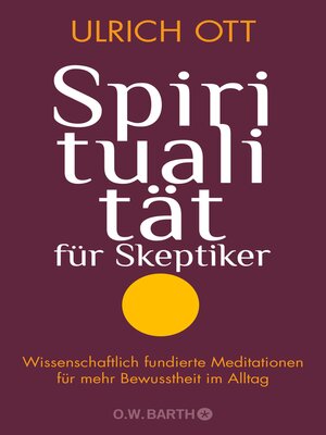 cover image of Spiritualität für Skeptiker